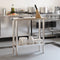 vidaXL - Keukenwerktafel - 82,5x30x85 - cm - roestvrij - staal