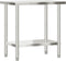 vidaXL - Keukenwerktafel - 82,5x55x85 - cm - roestvrij - staal