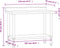 vidaXL - Keukenwerktafel - met - spatscherm - 110x55x93 - cm - roestvrij - staal