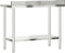 vidaXL - Keukenwerktafel - met - spatscherm - 110x55x93 - cm - roestvrij - staal