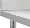 vidaXL - Keukenwerktafel - met - spatscherm - 80x60x93 - cm - roestvrij - staal