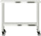 vidaXL - Keukenwerktafel - met - wielen - 110x55x85 - cm - roestvrij - staal