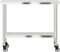 vidaXL - Keukenwerktafel - met - wielen - 110x55x85 - cm - roestvrij - staal