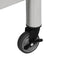 vidaXL - Keukenwerktafel - met - wielen - 60x30x85 - cm - roestvrij - staal