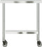 vidaXL - Keukenwerktafel - met - wielen - 82,5x30x85 - cm - roestvrij - staal