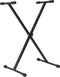 vidaXL - Keyboardstandaard - en - -kruk - zwart