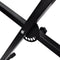 vidaXL - Keyboardstandaard - verstelbaar - enkelvoudig - X-frame