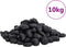 vidaXL - Kiezelstenen - gepolijst - 2-5 - cm - 10 - kg - zwart