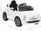 vidaXL Kinderauto Fiat 500 elektrisch wit