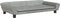 vidaXL Kinderbank 100x50x26 cm fluweel lichtgrijs