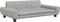 vidaXL Kinderbank 100x54x33 cm fluweel lichtgrijs