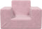 vidaXL Kinderbank zacht pluche roze