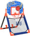 vidaXL - Kinderbasketbalset - multifunctioneel - grond - en - muur