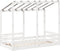 vidaXL - Kinderbed - met - bedhuis - 70x140 - cm - massief - grenenhout - wit