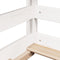 vidaXL - Kinderbed - met - bedhuis - 70x140 - cm - massief - grenenhout - wit