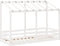 vidaXL - Kinderbed - met - bedhuis - 75x190 - cm - massief - grenenhout - wit