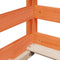 vidaXL - Kinderbed - met - bedhuis - 75x190 - cm - massief - grenenhout - wasbruin