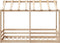 vidaXL - Kinderbed - met - bedhuis - 75x190 - cm - massief - grenenhout