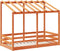 vidaXL - Kinderbed - met - bedhuis - 80x160 - cm - massief - grenenhout - wasbruin