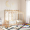 vidaXL - Kinderbed - met - bedhuis - 80x160 - cm - massief - grenenhout