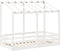 vidaXL - Kinderbed - met - bedhuis - 80x160 - cm - massief - grenenhout - wit