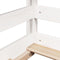 vidaXL - Kinderbed - met - bedhuis - 80x160 - cm - massief - grenenhout - wit
