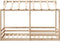 vidaXL - Kinderbed - met - bedhuis - 80x200 - cm - massief - grenenhout - wit