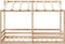 vidaXL - Kinderbed - met - bedhuis - 80x200 - cm - massief - grenenhout