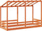 vidaXL - Kinderbed - met - bedhuis - 90x190 - cm - massief - grenenhout - wasbruin