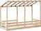 vidaXL - Kinderbed - met - bedhuis - 90x190 - cm - massief - grenenhout