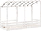 vidaXL - Kinderbed - met - bedhuis - 90x190 - cm - massief - grenenhout - wit