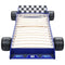 vidaXL - Kinderbed - raceauto - blauw - 90x200 - cm