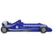 vidaXL - Kinderbed - raceauto - blauw - 90x200 - cm