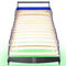 vidaXL - Kinderbed - raceauto - met - LED-verlichting - blauw - 90x200 - cm