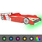 vidaXL - Kinderbed - raceauto - met - LED-verlichting - rood - 90x200 - cm