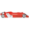 vidaXL - Kinderbed - raceauto - rood - 90x200 - cm