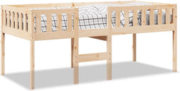 vidaXL - Kinderbed - zonder - matras - massief - grenenhout - 75x190 - cm