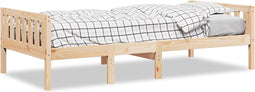 vidaXL - Kinderbed - zonder - matras - massief - grenenhout - 80x200 - cm