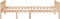 vidaXL - Kinderbed - zonder - matras - massief - grenenhout - 80x200 - cm