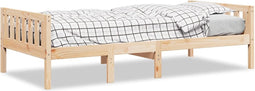 vidaXL - Kinderbed - zonder - matras - massief - grenenhout - 90x190 - cm