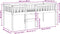 vidaXL - Kinderbed - zonder - matras - massief - grenenhout - 90x200 - cm