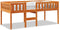 vidaXL - Kinderbed - zonder - matras - massief - grenenhout - wasbruin - 75x190 - cm