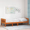 vidaXL - Kinderbed - zonder - matras - massief - grenenhout - wasbruin - 90x200 - cm