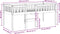 vidaXL - Kinderbed - zonder - matras - massief - grenenhout - wasbruin - 75x190 - cm