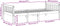 vidaXL - Kinderbed - zonder - matras - massief - grenenhout - wasbruin - 90x190 - cm