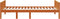 vidaXL - Kinderbed - zonder - matras - massief - grenenhout - wasbruin - 80x200 - cm
