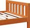 vidaXL - Kinderbed - zonder - matras - massief - grenenhout - wasbruin - 75x190 - cm