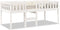vidaXL - Kinderbed - zonder - matras - massief - grenenhout - wit - 75x190 - cm