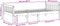 vidaXL - Kinderbed - zonder - matras - massief - grenenhout - wit - 90x200 - cm