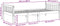 vidaXL - Kinderbed - zonder - matras - massief - grenenhout - wit - 80x200 - cm